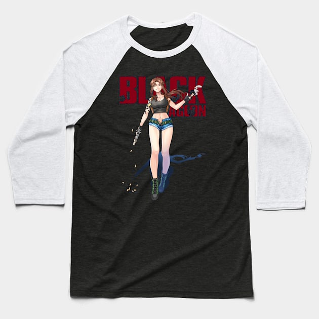 Revy Shell casings Baseball T-Shirt by RevyTwoHands